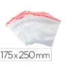 BOLSA PLASTICO AUTOCIERRE Q-CONNECT 175X250 MM PAQUETE DE 100 UNIDADES