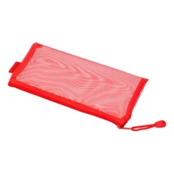 BOLSA ZIPPER BAG LIDERPAPEL POLIESTER TRANSPIRABLE MULTIUSOS TICKET 230X115 MM ROJO