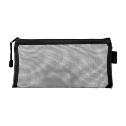 BOLSA ZIPPER BAG LIDERPAPEL POLIESTER TRANSPIRABLE MULTIUSOS TICKET 230X115 MM NEGRO