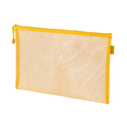 BOLSA ZIPPER BAG LIDERPAPEL POLIESTER TRANSPIRABLE MULTIUSOS DIN A5 AMARILLO