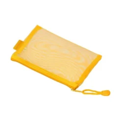 BOLSA ZIPPER BAG LIDERPAPEL POLIESTER TRANSPIRABLE MULTIUSOS DIN A6 AMARILLO