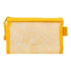 BOLSA ZIPPER BAG LIDERPAPEL POLIESTER TRANSPIRABLE MULTIUSOS DIN A6 AMARILLO