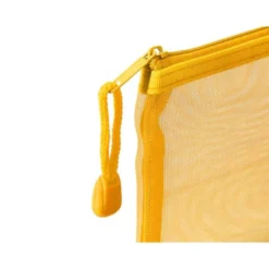 BOLSA ZIPPER BAG LIDERPAPEL POLIESTER TRANSPIRABLE MULTIUSOS TICKET 230X115 MM AMARILLO