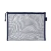 BOLSA ZIPPER BAG LIDERPAPEL POLIESTER TRANSPIRABLE MULTIUSOS DIN A5 AZUL MARINO