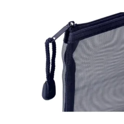 BOLSA ZIPPER BAG LIDERPAPEL POLIESTER TRANSPIRABLE MULTIUSOS DIN A6 AZUL MARINO