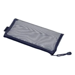 BOLSA ZIPPER BAG LIDERPAPEL POLIESTER TRANSPIRABLE MULTIUSOS TICKET 230X115 MM AZUL MARINO
