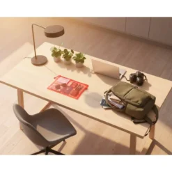 BOLSA ZIPPER BAG LIDERPAPEL POLIESTER TRANSPIRABLE MULTIUSOS DIN A5 AZUL PASTEL
