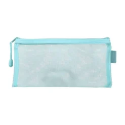BOLSA ZIPPER BAG LIDERPAPEL POLIESTER TRANSPIRABLE MULTIUSOS TICKET 230X115 MM AZUL PASTEL