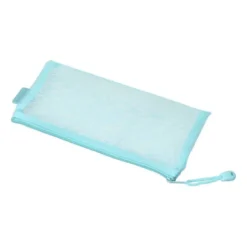 BOLSA ZIPPER BAG LIDERPAPEL POLIESTER TRANSPIRABLE MULTIUSOS TICKET 230X115 MM AZUL PASTEL