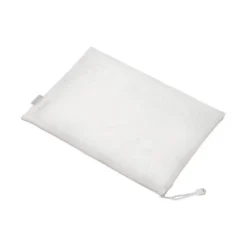 BOLSA ZIPPER BAG LIDERPAPEL POLIESTER TRANSPIRABLE MULTIUSOS DIN A5 BLANCO