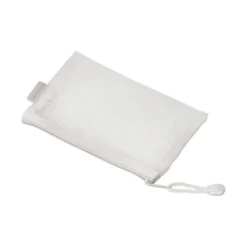 BOLSA ZIPPER BAG LIDERPAPEL POLIESTER TRANSPIRABLE MULTIUSOS DIN A6 BLANCO