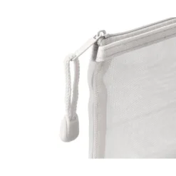 BOLSA ZIPPER BAG LIDERPAPEL POLIESTER TRANSPIRABLE MULTIUSOS DIN A6 BLANCO
