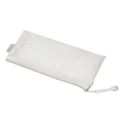 BOLSA ZIPPER BAG LIDERPAPEL POLIESTER TRANSPIRABLE MULTIUSOS TICKET 230X115 MM BLANCO