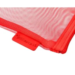 BOLSA ZIPPER BAG LIDERPAPEL POLIESTER TRANSPIRABLE MULTIUSOS DIN A5 ROJO