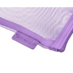 BOLSA ZIPPER BAG LIDERPAPEL POLIESTER TRANSPIRABLE MULTIUSOS DIN A5 MORADO PASTEL