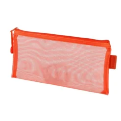 BOLSA ZIPPER BAG LIDERPAPEL POLIESTER TRANSPIRABLE MULTIUSOS TICKET 230X115 MM NARANJA