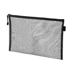 BOLSA ZIPPER BAG LIDERPAPEL POLIESTER TRANSPIRABLE MULTIUSOS DIN A5 NEGRO