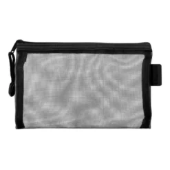 BOLSA ZIPPER BAG LIDERPAPEL POLIESTER TRANSPIRABLE MULTIUSOS DIN A6 NEGRO