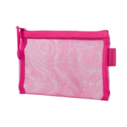 BOLSA ZIPPER BAG LIDERPAPEL POLIESTER TRANSPIRABLE MULTIUSOS DIN A6 ROSA