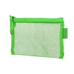 BOLSA ZIPPER BAG LIDERPAPEL POLIESTER TRANSPIRABLE MULTIUSOS DIN A6 VERDE PASTEL