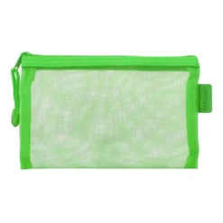BOLSA ZIPPER BAG LIDERPAPEL POLIESTER TRANSPIRABLE MULTIUSOS DIN A6 VERDE PASTEL