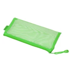 BOLSA ZIPPER BAG LIDERPAPEL POLIESTER TRANSPIRABLE MULTIUSOS TICKET 230X115 MM VERDE PASTEL