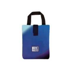BOLSO SANDWICH OXFORD BAG SPACE GRADIENT CON ASA Y CIERRE VELCRO COLOR AZUL 110X200 MM