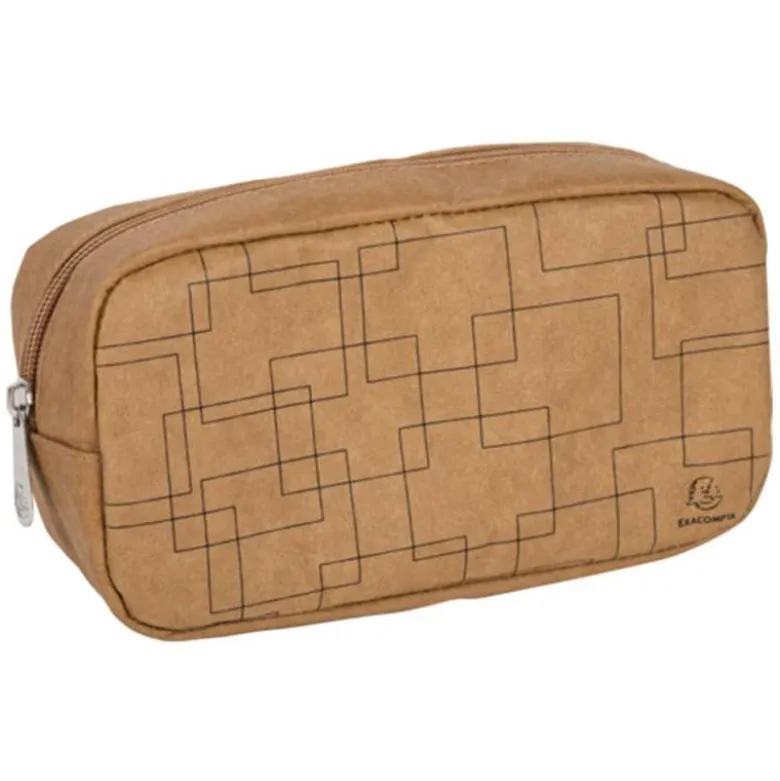 BOLSO ESCOLAR EXACOMPTA ETERNECO CUERO IMITACION VEGETAL GRANDE RECTANGULAR 105X75X205 MM