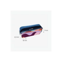 BOLSO ESCOLAR PORTATODO MILAN THE FUN MULTICOLOR 3 CREMALLERAS 220X80X100 MM