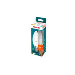 BOMBILLA LED TOSHIBA ESSENTIAL C37 E14 4.7W LUZ CALIDA 2700K