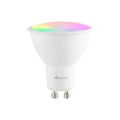 BOMBILLA NGS BULB WIFI LED GLEAM 510C HALOGENA COLORES 5W 460 LUMENES BASE GU10 REGULABLE EN INTESIDAD