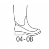 BOTAS DELTAPLUS DE SEGURIDAD STONE PVC VERDE SUELA DE TACOS TALLA 44