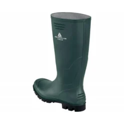 BOTAS DELTAPLUS DE SEGURIDAD STONE PVC VERDE SUELA DE TACOS TALLA 44