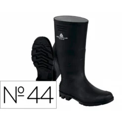 BOTAS DELTAPLUS DE SEGURIDAD STONE PVC NEGRO SUELA DE TACOS TALLA 44