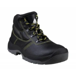 BOTAS DELTAPLUS DE SEGURIDAD PIEL CRUPON PIGMENTADA SUELA PU BI-DENSIDAD COLOR NEGRO TALLA 42