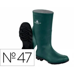 BOTAS DELTAPLUS DE SEGURIDAD STONE PVC VERDE SUELA DE TACOS TALLA 47