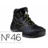 BOTAS DELTAPLUS DE SEGURIDAD PIEL CRUPON PIGMENTADA SUELA PU BI-DENSIDAD COLOR NEGRO TALLA 46