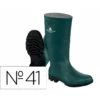 BOTAS DELTAPLUS DE SEGURIDAD STONE PVC VERDE SUELA DE TACOS TALLA 41