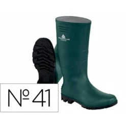 BOTAS DELTAPLUS DE SEGURIDAD STONE PVC VERDE SUELA DE TACOS TALLA 41