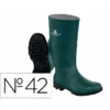 BOTAS DELTAPLUS DE SEGURIDAD STONE PVC VERDE SUELA DE TACOS TALLA 42