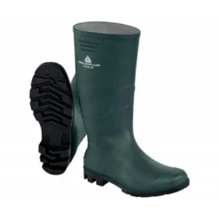 BOTAS DELTAPLUS DE SEGURIDAD STONE PVC VERDE SUELA DE TACOS TALLA 42