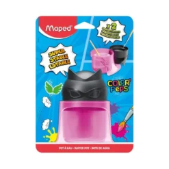 Bote limpia pinceles Maped Color Peps Superhéroes de Plástico