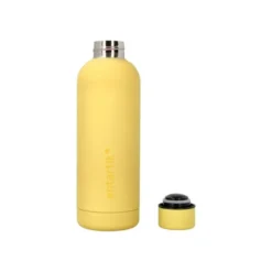 BOTELLA PORTALIQUIDOS ANTARTIK ISOTERMICA ACERO INOXIDABLE LIBRE DE BPA COLOR AMARILLO 500 ML