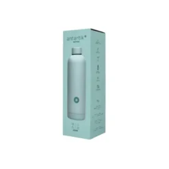 BOTELLA PORTALIQUIDOS ANTARTIK ISOTERMICA ACERO INOXIDABLE LIBRE DE BPA COLOR MENTA 750 ML