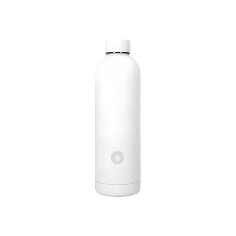BOTELLA PORTALIQUIDOS ANTARTIK ISOTERMICA ACERO INOXIDABLE LIBRE DE BPA COLOR BLANCO 750 ML