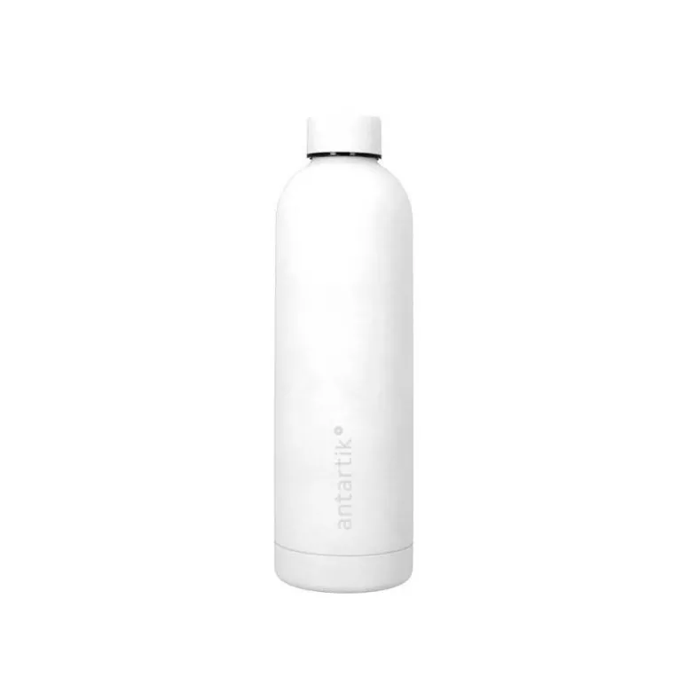 BOTELLA PORTALIQUIDOS ANTARTIK ISOTERMICA ACERO INOXIDABLE LIBRE DE BPA COLOR BLANCO 750 ML