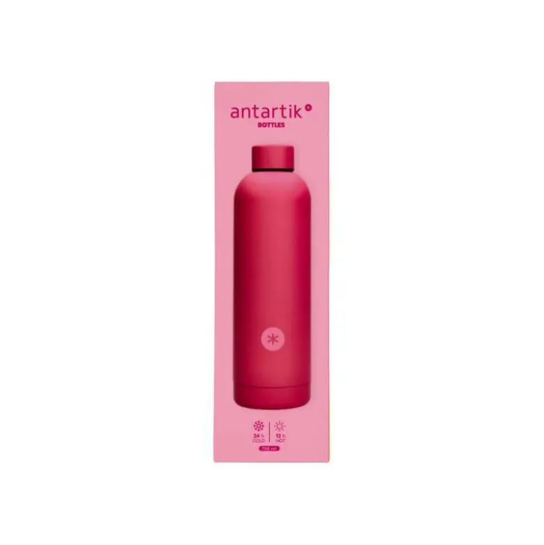 BOTELLA PORTALIQUIDOS ANTARTIK ISOTERMICA ACERO INOXIDABLE LIBRE DE BPA COLOR FUCSIA 750 ML