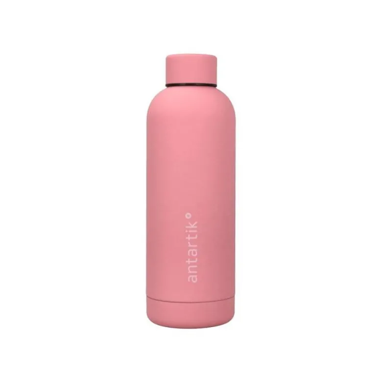BOTELLA PORTALIQUIDOS ANTARTIK ISOTERMICA ACERO INOXIDABLE LIBRE DE BPA COLOR ROSA 500 ML