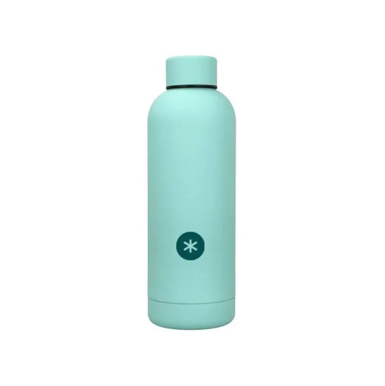 BOTELLA PORTALIQUIDOS ANTARTIK ISOTERMICA ACERO INOXIDABLE LIBRE DE BPA COLOR MENTA 500 ML