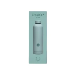 BOTELLA PORTALIQUIDOS ANTARTIK ISOTERMICA ACERO INOXIDABLE LIBRE DE BPA COLOR MENTA 500 ML